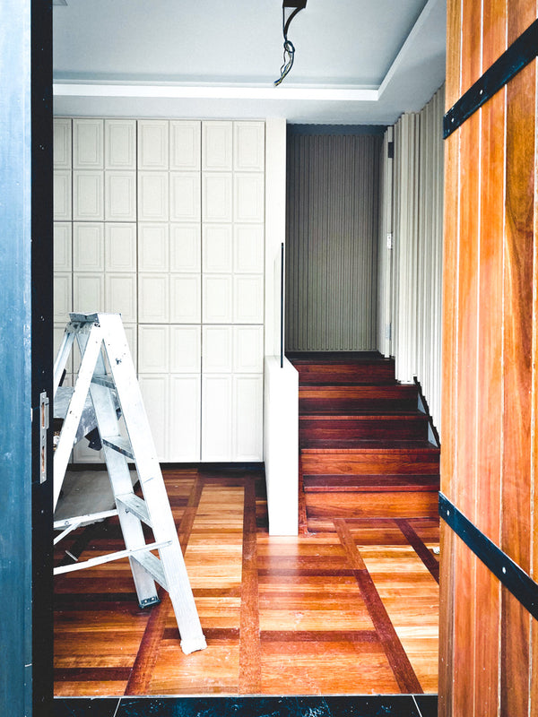 HomeShake Showroom 81 Kaki Bukit Avenue 1 Timber Stairs with Shaker Doors