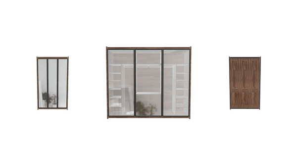 customize your built-in wardrobe with our online wardrobe planner to select your size, accessories, laminate colours