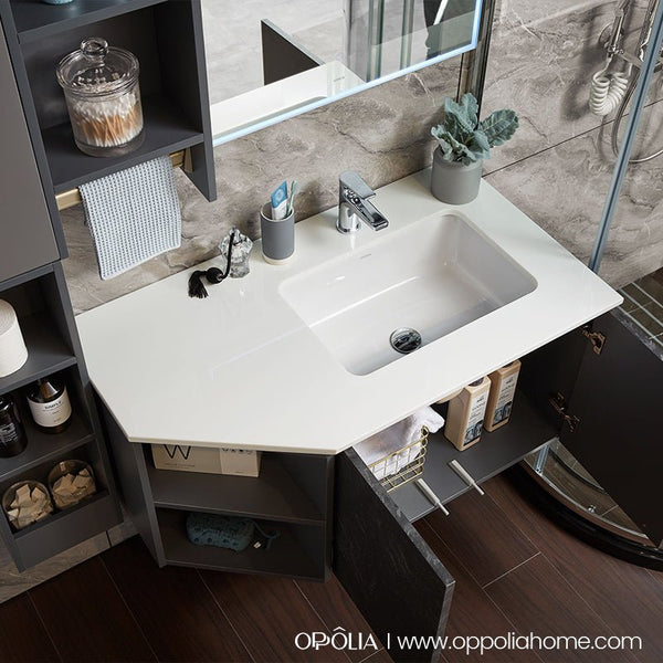Bathroom Accessories from HomeShake Singapore with Oppolia Carpentry for Integrated, Smart, Practical Bathroom Vanity