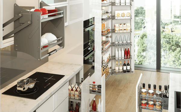Kitchen Accessories from HomeShake Singapore with Oppolia Carpentry for Integrated, Smart, Practical Kitchens