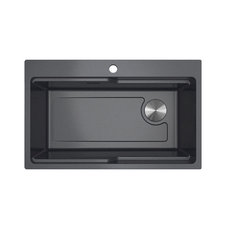 OPPEIN Granite Kitchen Sink & Faucet Bundle