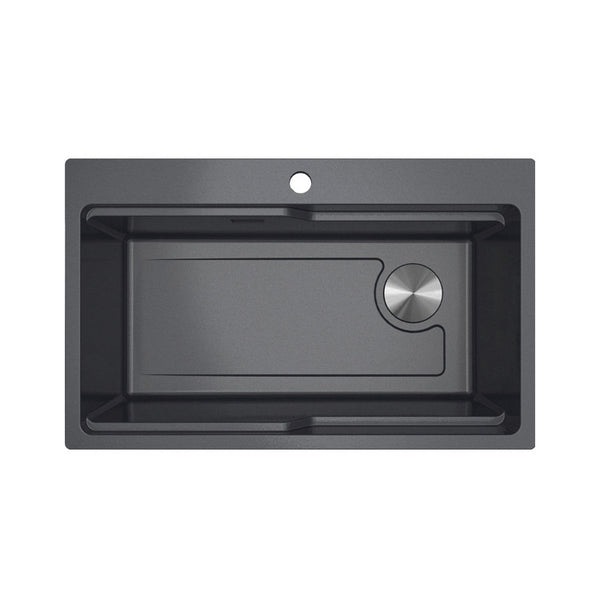 OPPEIN Granite Kitchen Sink & Faucet Bundle
