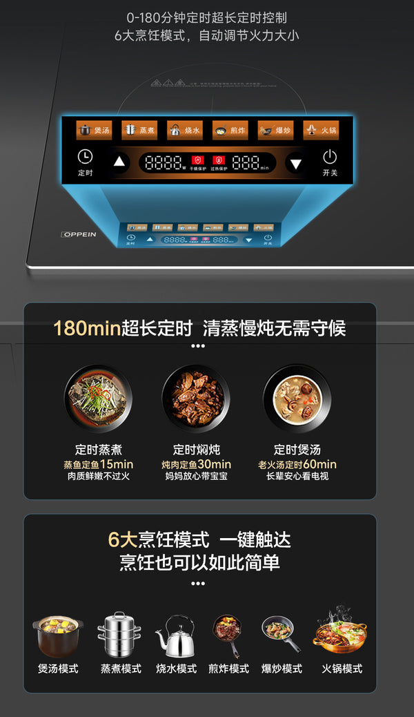 Oppein Hybrid Hob (2-Burner)