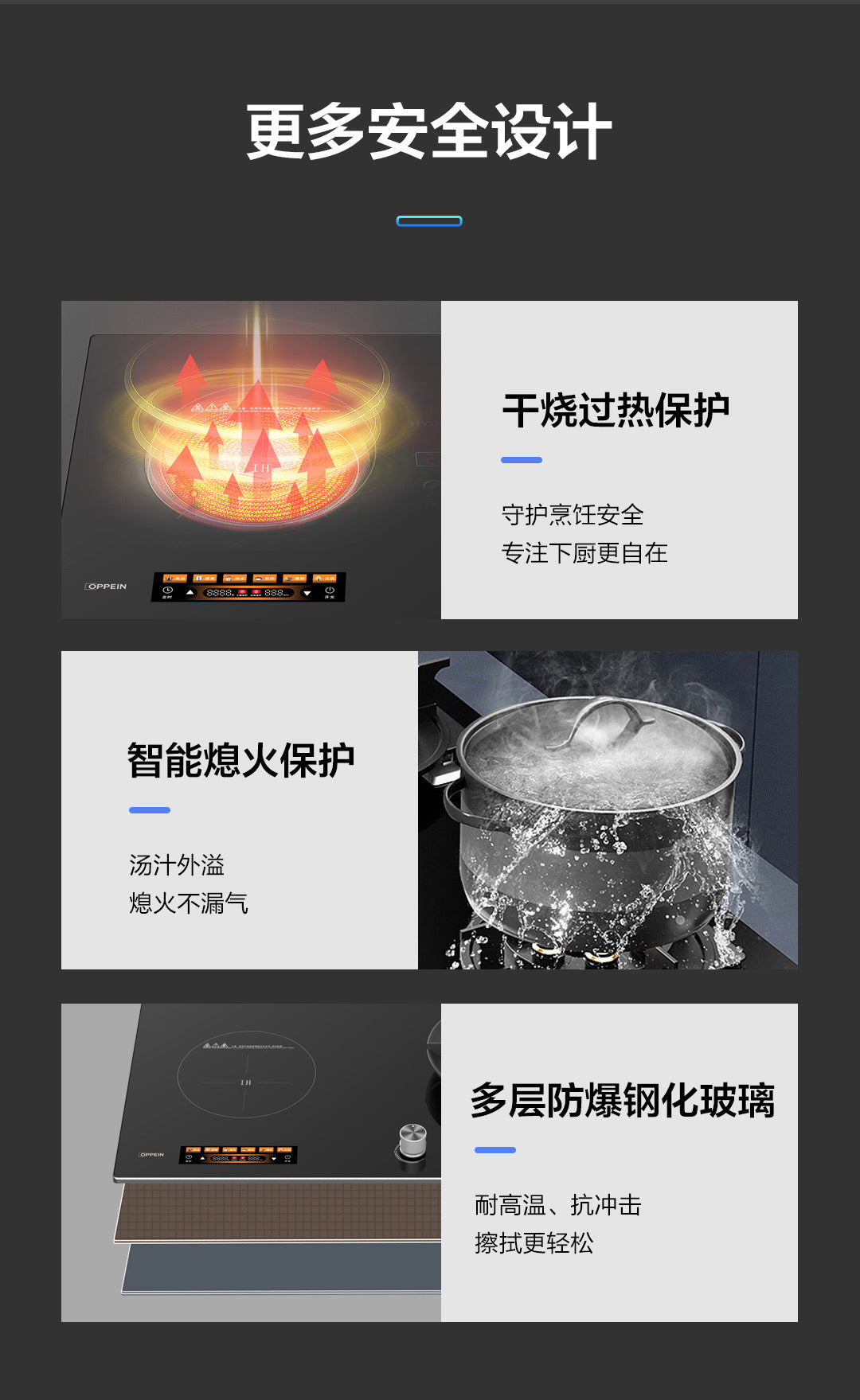 Oppein Hybrid Hob (2-Burner)