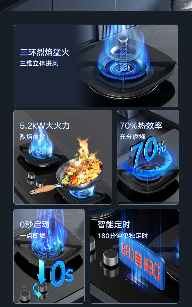 Oppein Gas Hob (2-Burner)