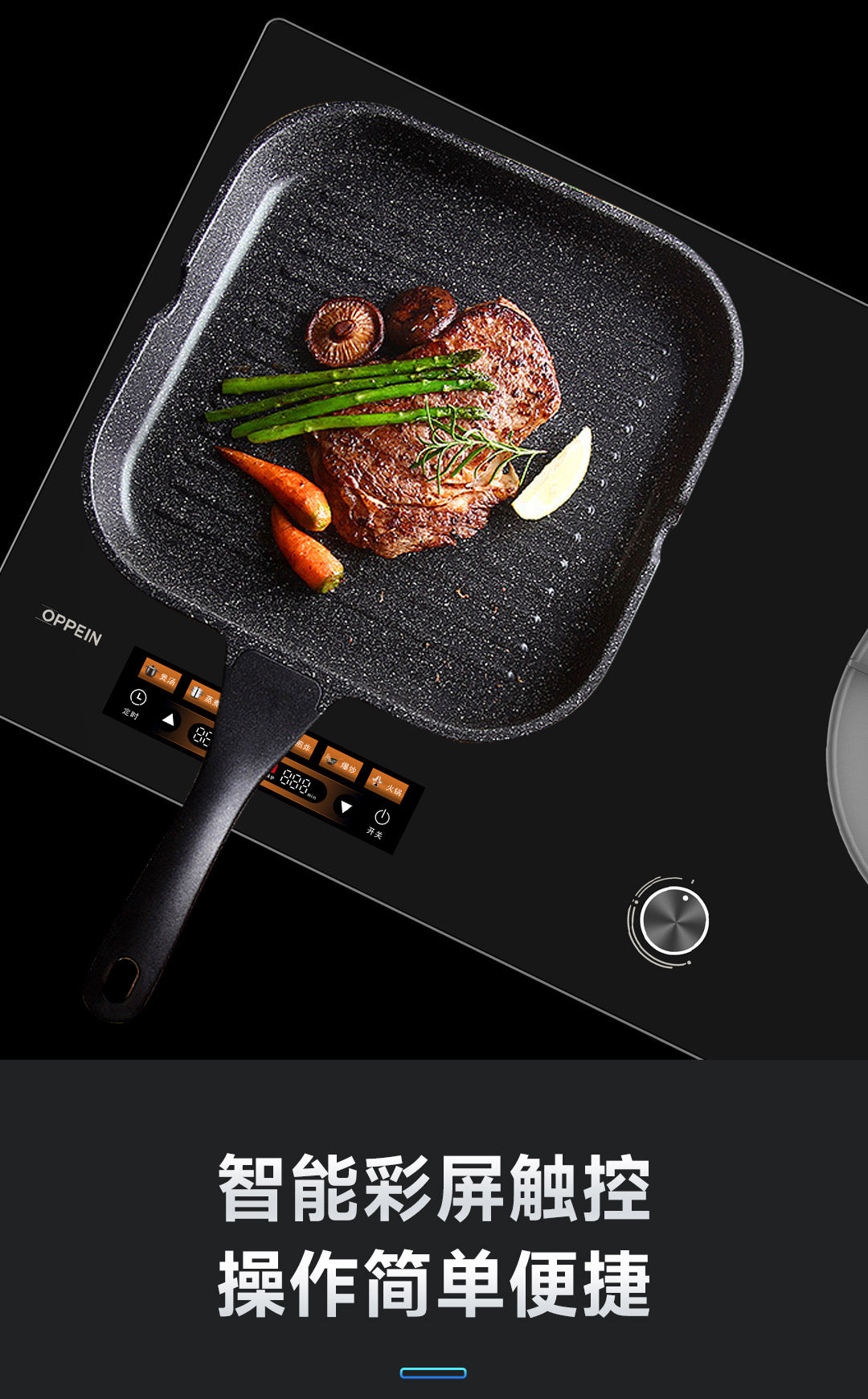 Oppein Hybrid Hob (2-Burner)