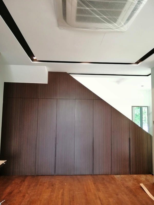 Cabinet Stairs Singapore Landed House Custom-Made Wood HomeShake