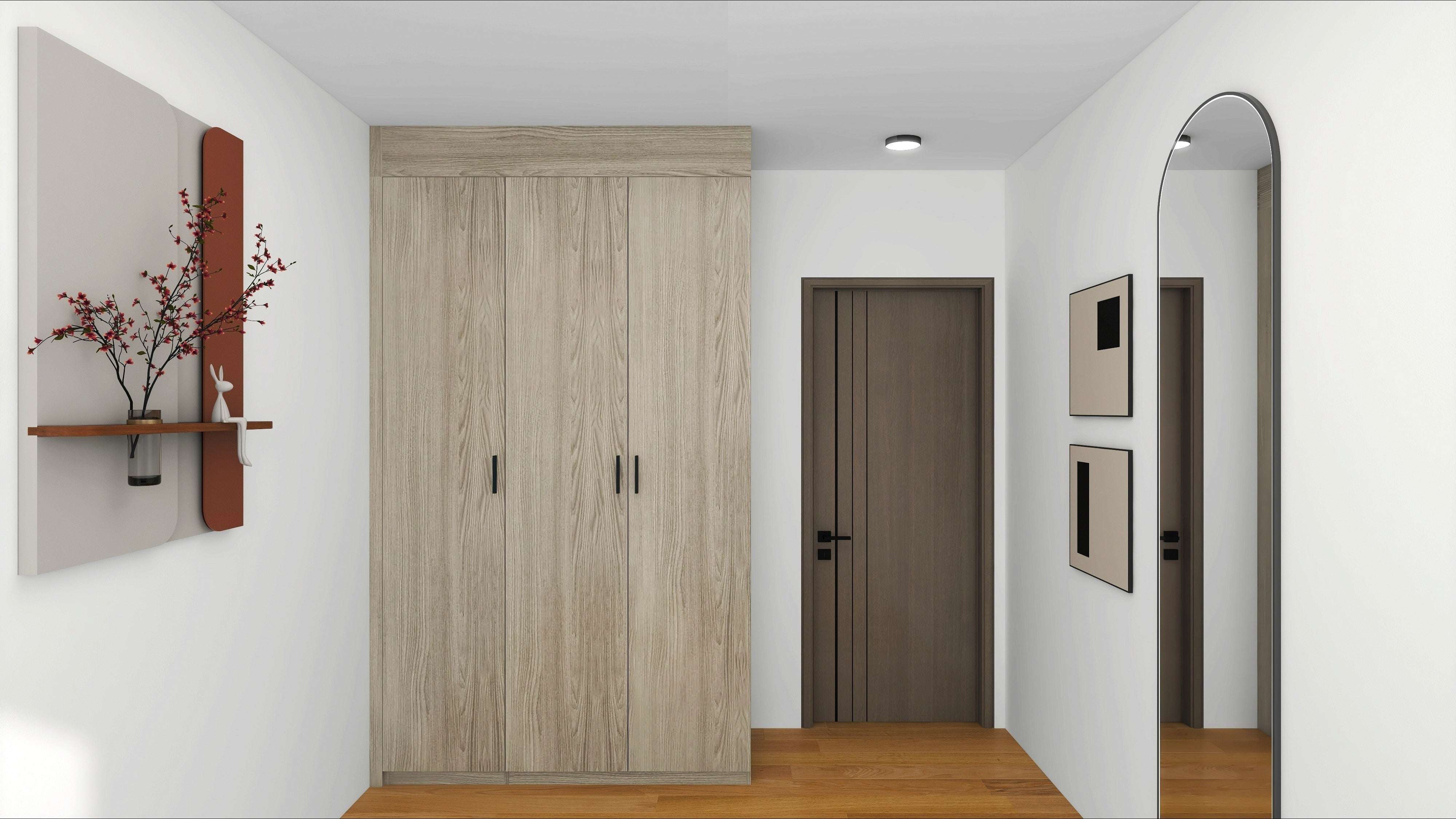 HDB 3-Door Wardrobe (Formaldehyde-Free)