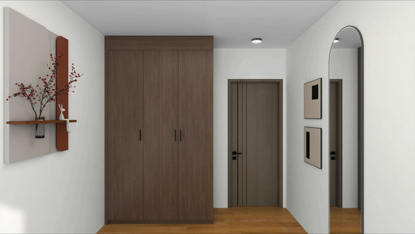 HDB 3-Door Wardrobe (Formaldehyde-Free)