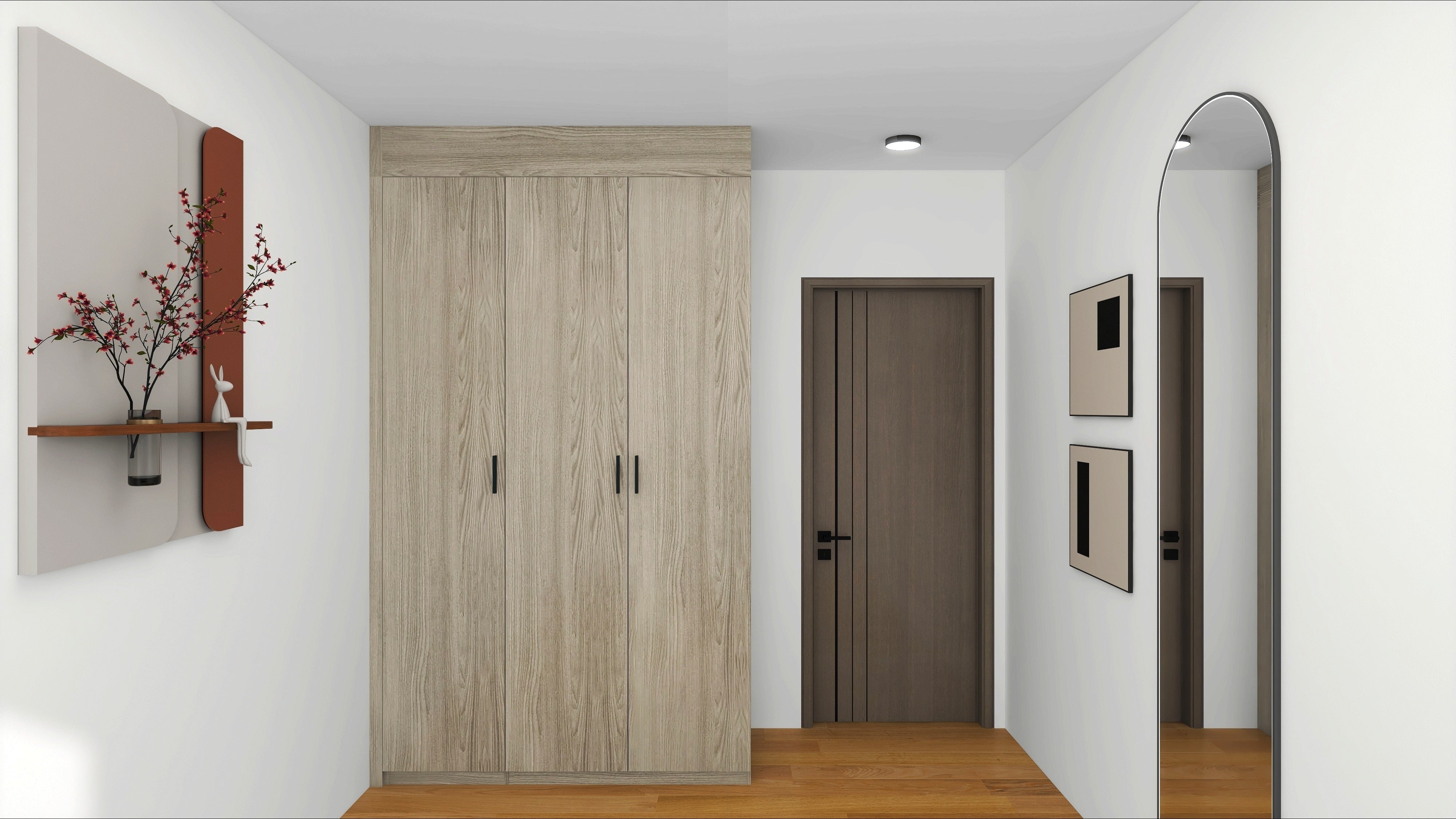 HDB 3-Door Wardrobe (Formaldehyde-Free)