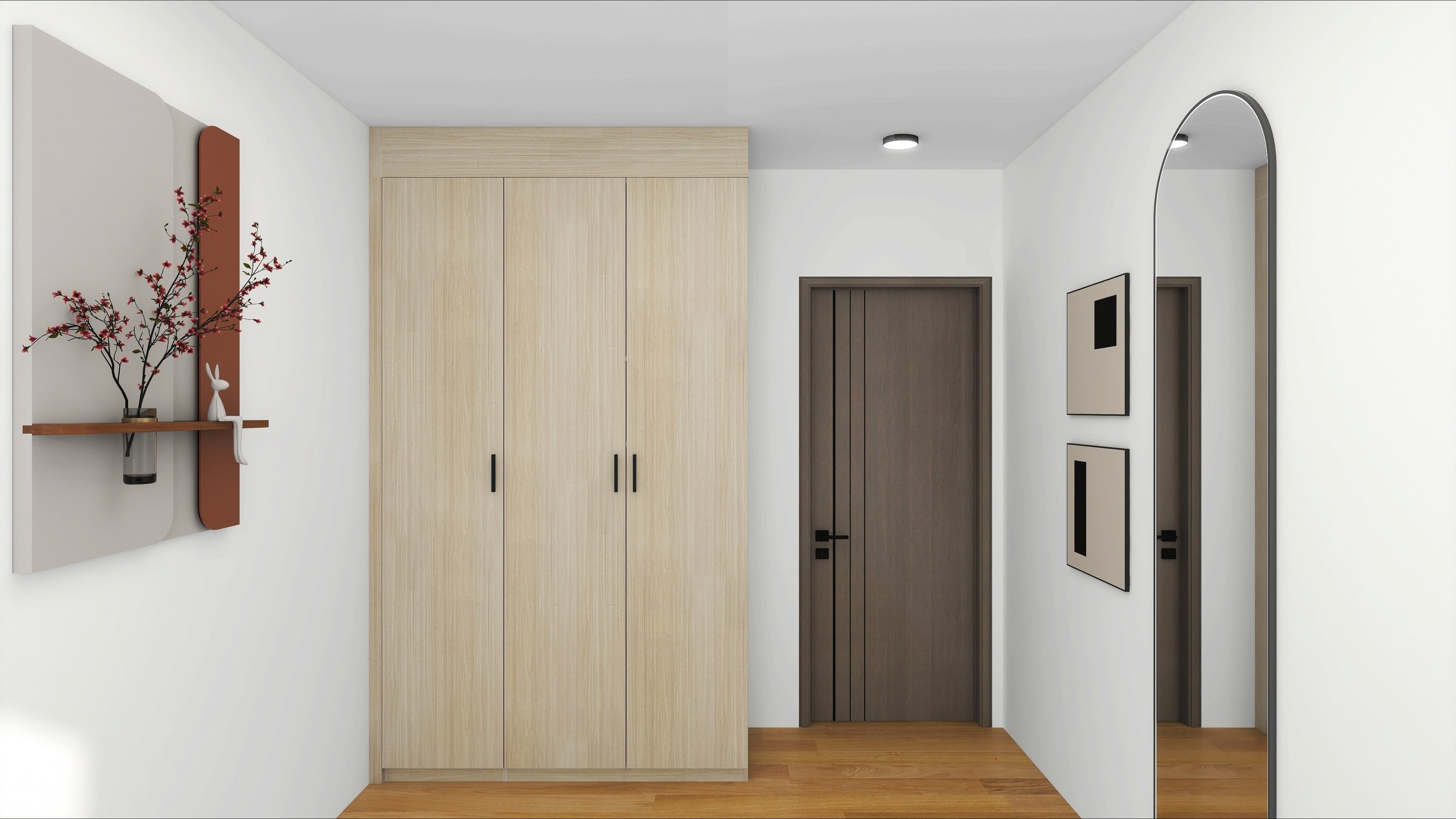 HDB 3-Door Wardrobe (Formaldehyde-Free)