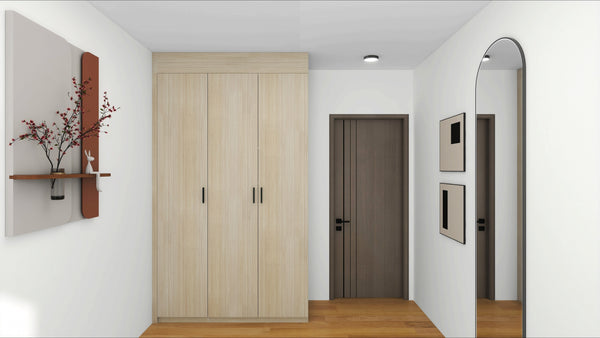 HDB 3-Door Wardrobe (Formaldehyde-Free)