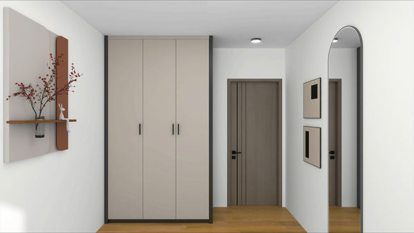 HDB 3-Door Wardrobe (Formaldehyde-Free)
