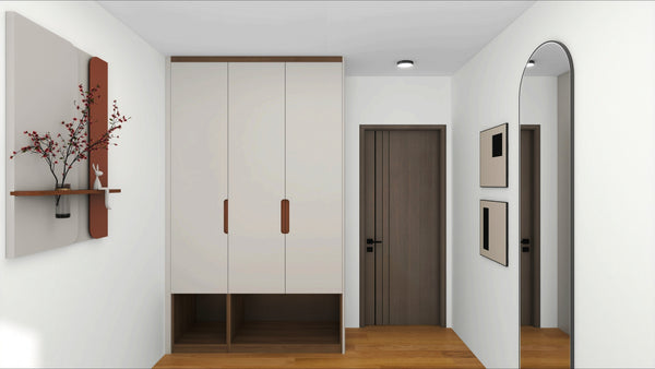 HDB 3-Door Wardrobe (Formaldehyde-Free)