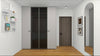Signature 4-Door Wardrobe with Aluminum Glass Doors (Renaut Series)