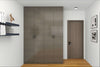 HDB 4-Door Wardrobe Formaldehyde-Free Low Emissions Casement Door Direct Carpentry HomeShake Oppolia Singapore Grey Laminate