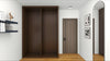 HDB 4-Door Wardrobe Formaldehyde-Free Low Emissions Casement Door Direct Carpentry HomeShake Oppolia Singapore Walnut Brown