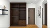 HDB 4-Door Wardrobe Formaldehyde-Free Low Emissions Casement Door Direct Carpentry HomeShake Oppolia Singapore internal Brown