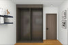 HDB 4-Door Wardrobe Formaldehyde-Free Low Emissions Casement Door Direct Carpentry HomeShake Oppolia Singapore internal black
