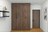 HDB 4-Door Wardrobe Formaldehyde-Free Low Emissions Casement Door Direct Carpentry HomeShake Oppolia Singapore Ebony Brown