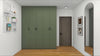 HDB 5-Door Wardrobe (Formaldehyde-Free)WardrobeL 2100 x W 600 x H 2400 mm with Fillers up to 2600mmPine (PWMA 0628)Wardrobe Essentials Package HomeShake Oppolia Singapore Renovation Contractor Interior Designer Carpenter