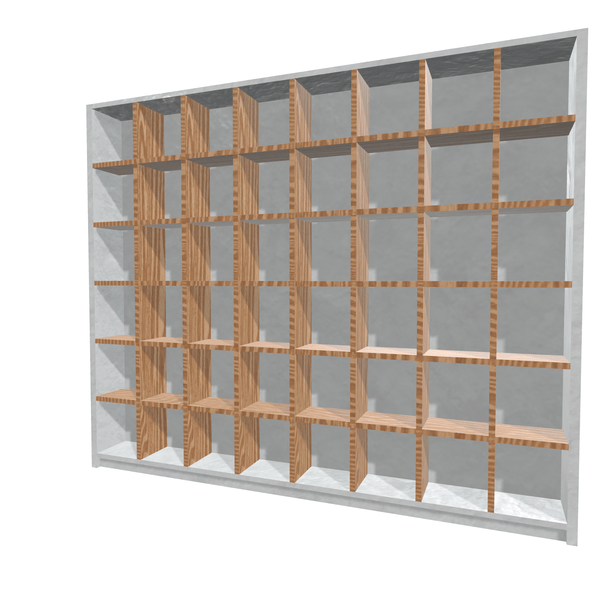 HomeShake custom-shape-diver Cubic Bookshelf