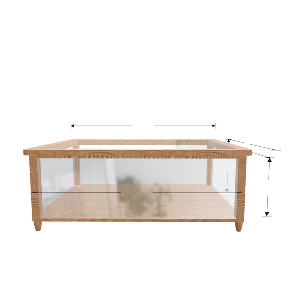 HomeShake custom-shape-diver Display Coffee Table