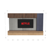 HomeShake custom-shape-diver Default TV Console & Feature Wall