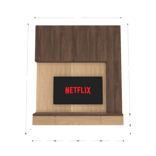 HomeShake custom-shape-diver Default TV Console & Feature Wall