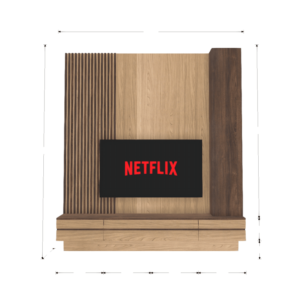 HomeShake custom-shape-diver Default TV Console & Feature Wall