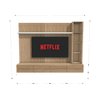 HomeShake custom-shape-diver TV Console & Feature Wall (Scandinavian)