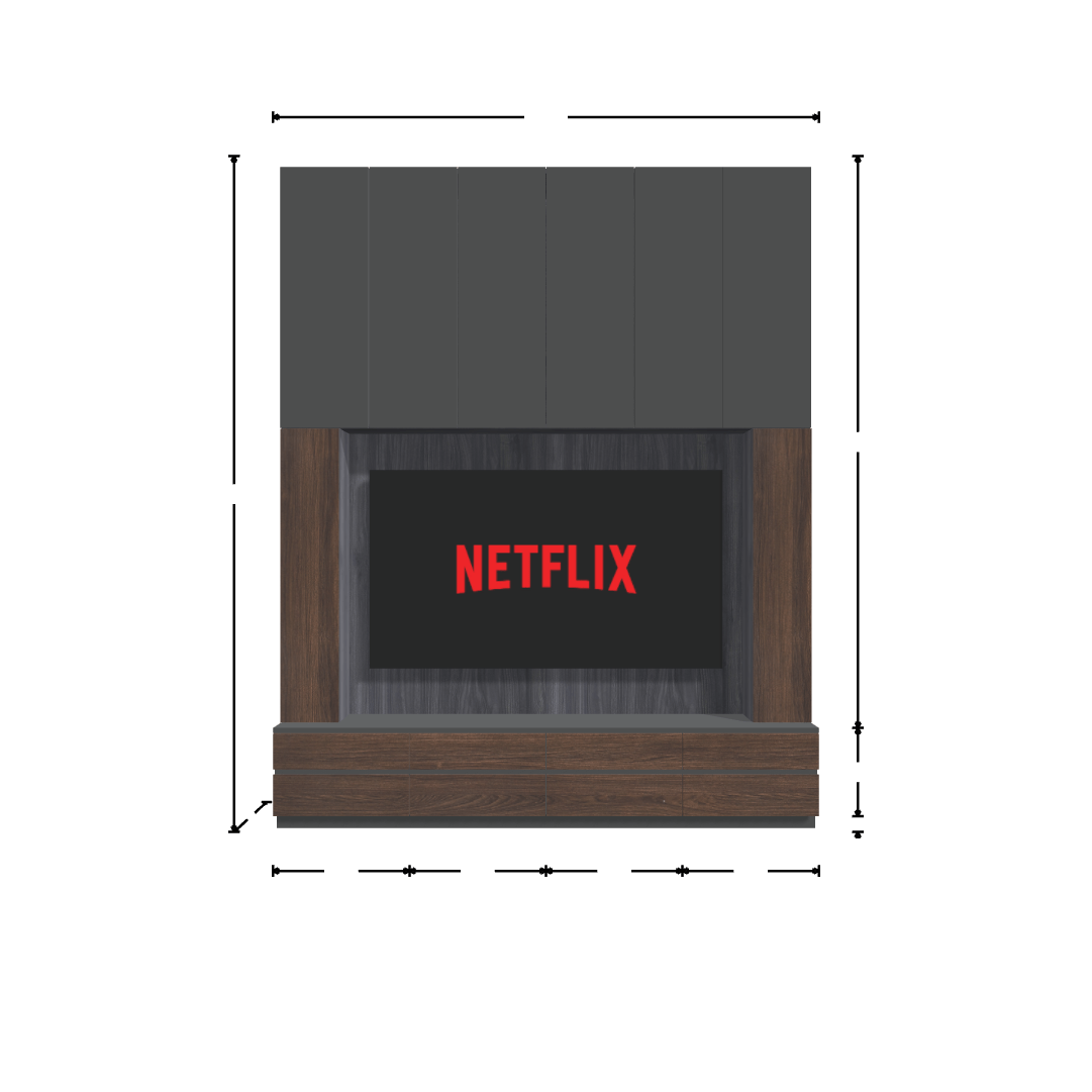 HomeShake custom-shape-diver TV Console & Feature Wall (Statement)