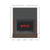 HomeShake custom-shape-diver TV Console & Feature Wall (Statement)