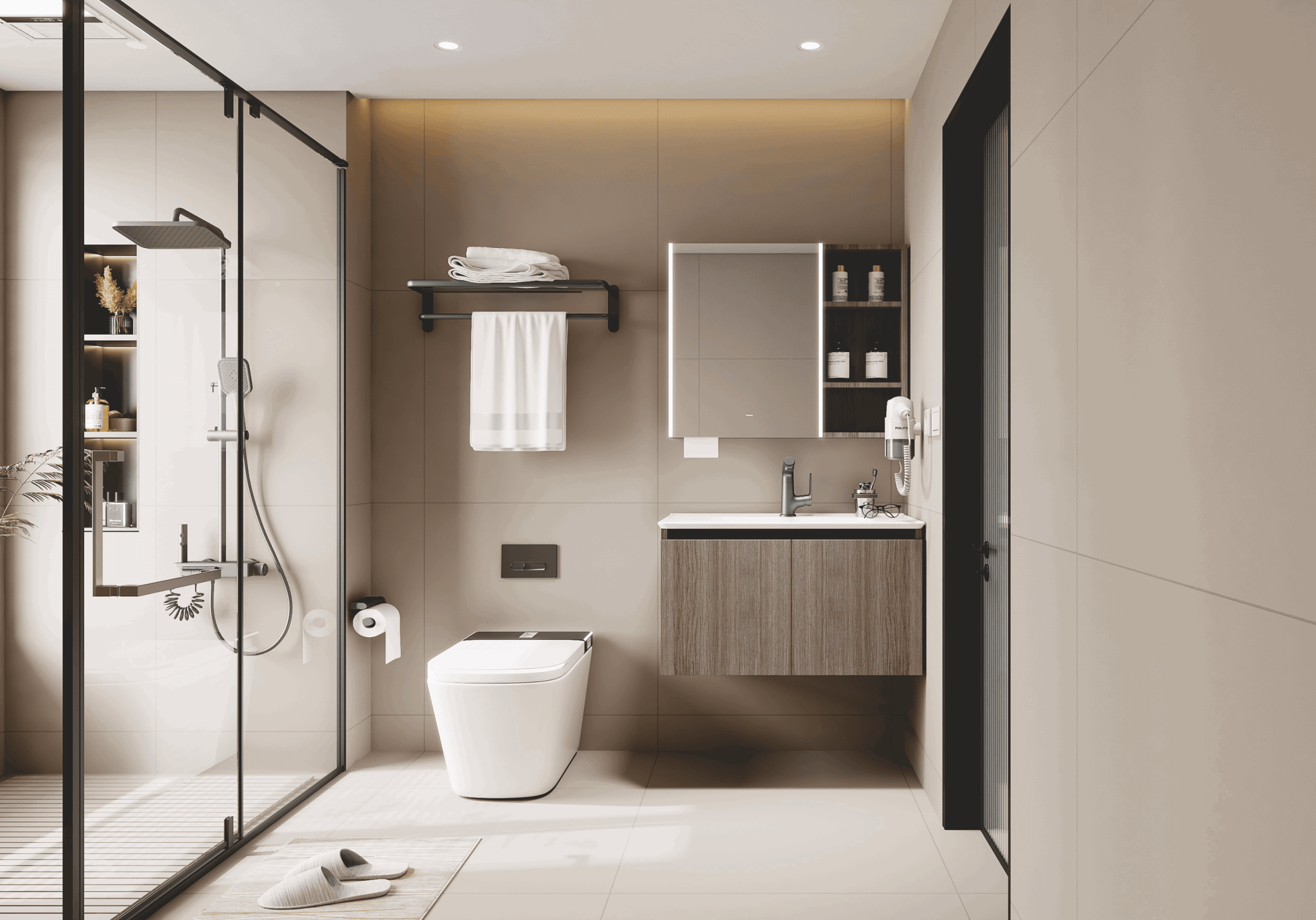Joy of Life Vanity Set Bathroom Vanity Set 70 cm Ceramic Integrated Basin HomeShake Oppolia Singapore Renovation HDB BTO