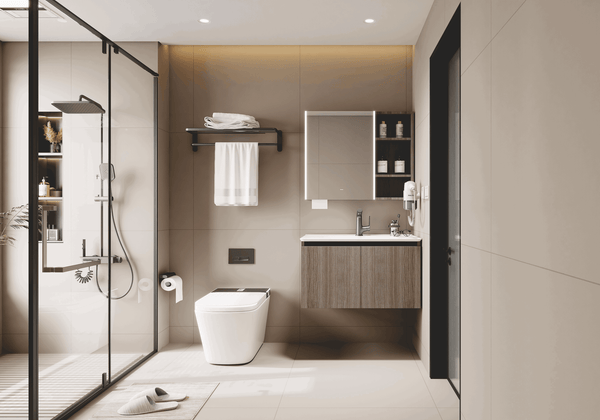 Joy of Life Vanity Set Bathroom Vanity Set 70 cm Ceramic Integrated Basin HomeShake Oppolia Singapore Renovation HDB BTO