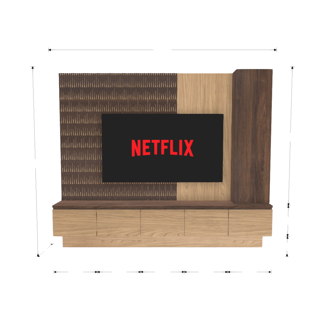 TV Console & Feature Wall