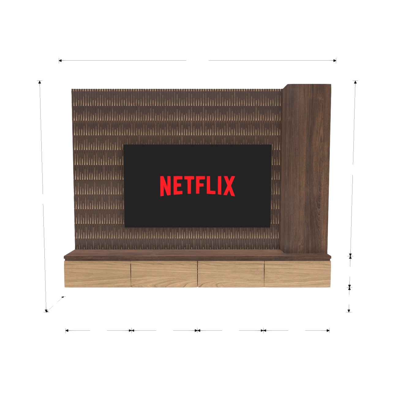 TV Console & Feature Wall