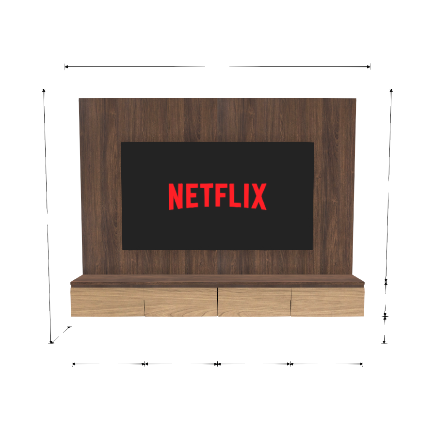 TV Console & Feature Wall