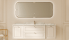 Saint Michel Bathroom Vanity Set 160cm Natural Stone with Undercounted Basin HomeShake Oppolia Singapore Renovation Carpenter