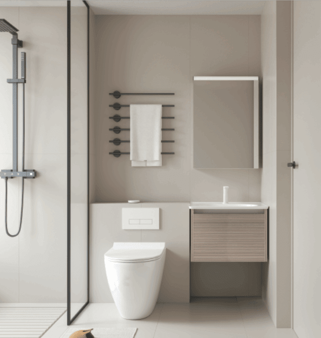 Torino Vanity SetBathroom60 cmCeramic Integrated Basin HomeShake Oppolia Singapore Renovation Contractor Interior Designer Carpenter