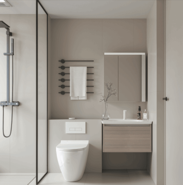 Torino Vanity SetBathroom70 cmCeramic Integrated Basin HomeShake Oppolia Singapore Renovation Contractor Interior Designer Carpenter