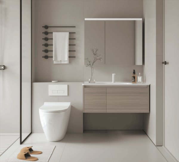 Torino Vanity SetBathroom100 cmCeramic Integrated Basin HomeShake Oppolia Singapore Renovation Contractor Interior Designer Carpenter
