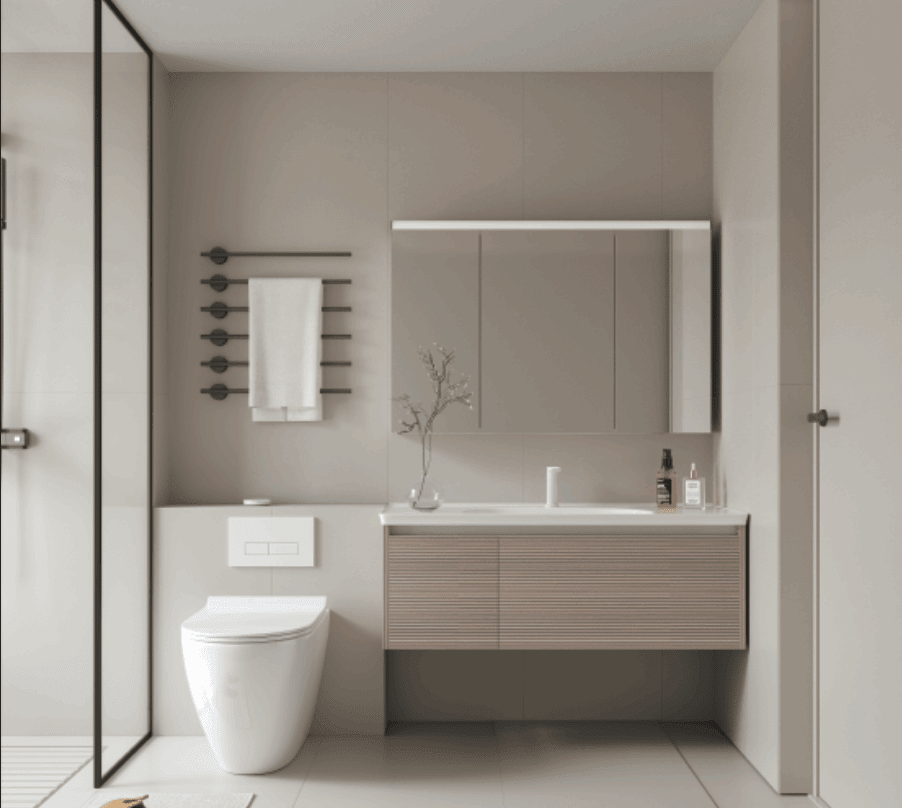 Torino Vanity SetBathroom120 cmCeramic Integrated Basin HomeShake Oppolia Singapore Renovation Contractor Interior Designer Carpenter