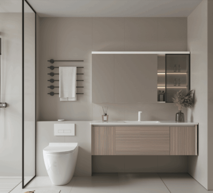 Torino Vanity SetBathroom145 cmCeramic Integrated Basin HomeShake Oppolia Singapore Renovation Contractor Interior Designer Carpenter