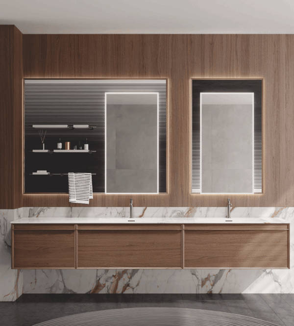 Yafu Vanity SetBathroom100 cmSintered Stone & Undermount Basin HomeShake Oppolia Singapore Renovation Contractor Interior Designer Carpenter