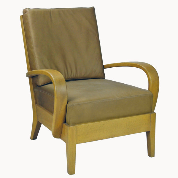 HomeShake Arm Chairs, Recliners & Sleeper Chairs Light Brown (Leather) Alnwick Armchair