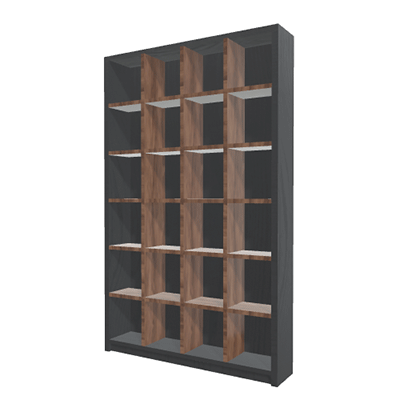 HomeShake Bookcases & Standing Shelves Cubic Bookshelf